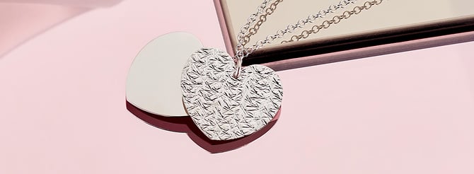 Bijoux cœur et message
